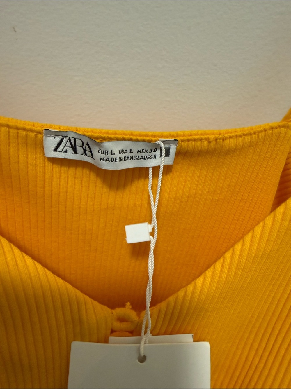Zara Yellow Spaghetti-Strap Midi Dress - Picture 3 of 6